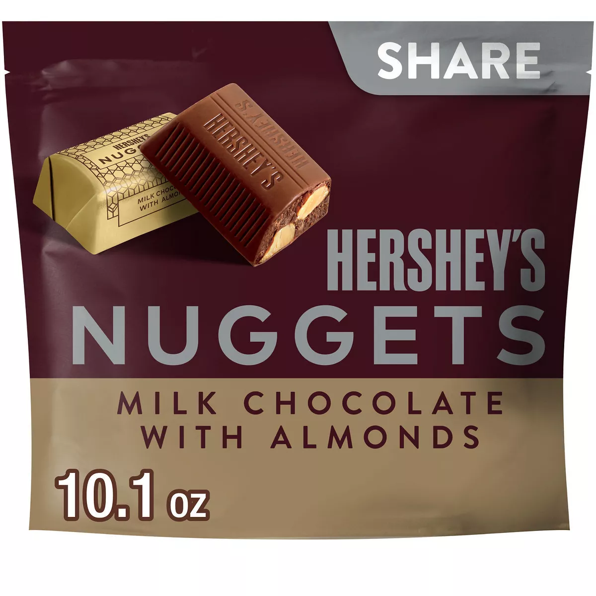 Hershey's Nuggets with Almonds Share Size Chocolate Candy - 10.1oz