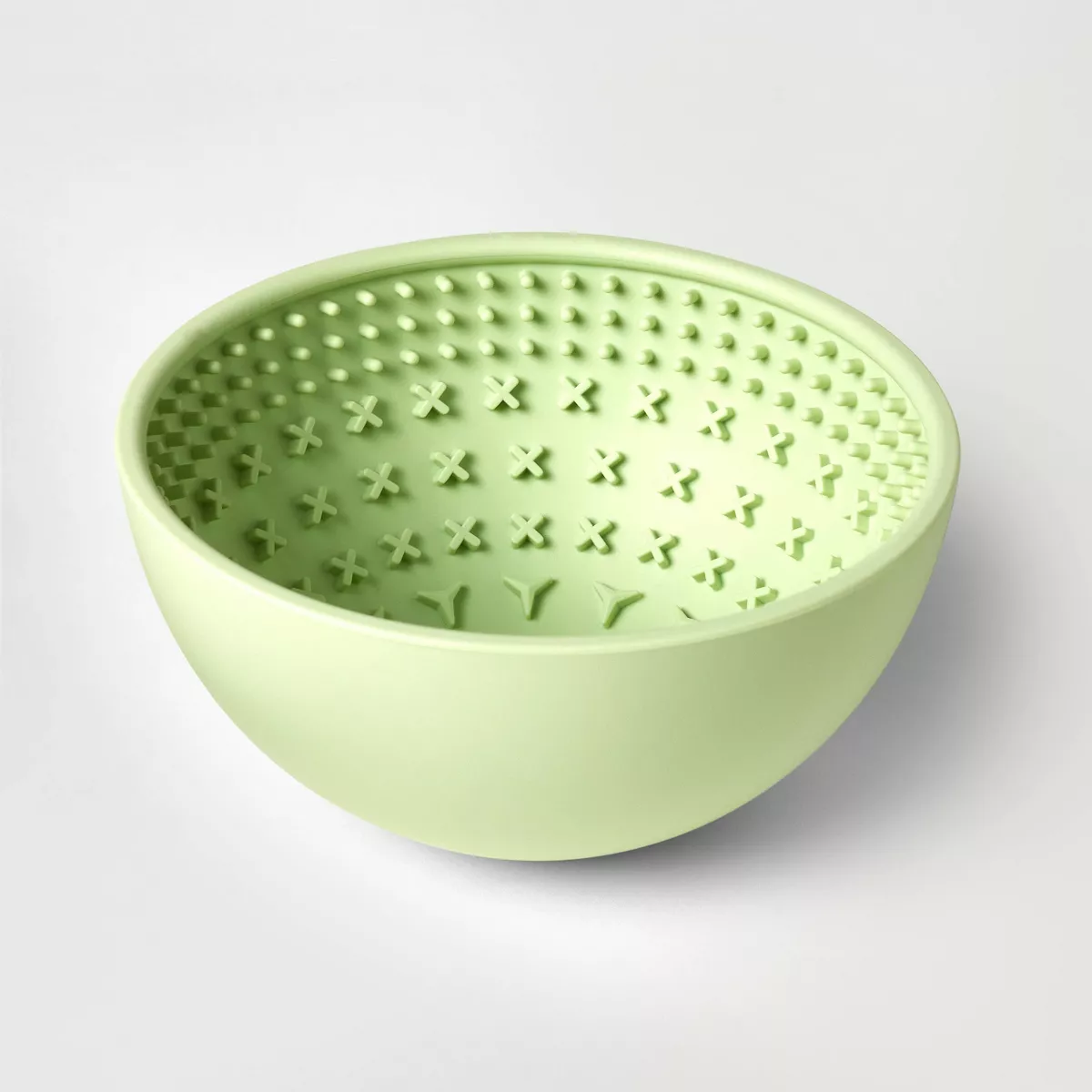 Lick Mat Slow Feed Soother Dog Bowl - 4 Cups - Green - Boots & Barkley