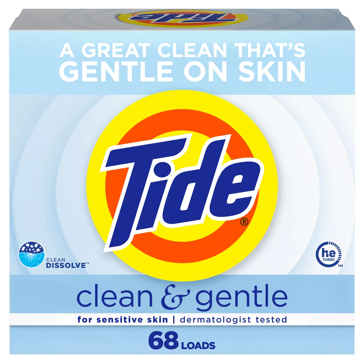 Tide Powder Laundry Detergent - Free & Gentle - 77oz